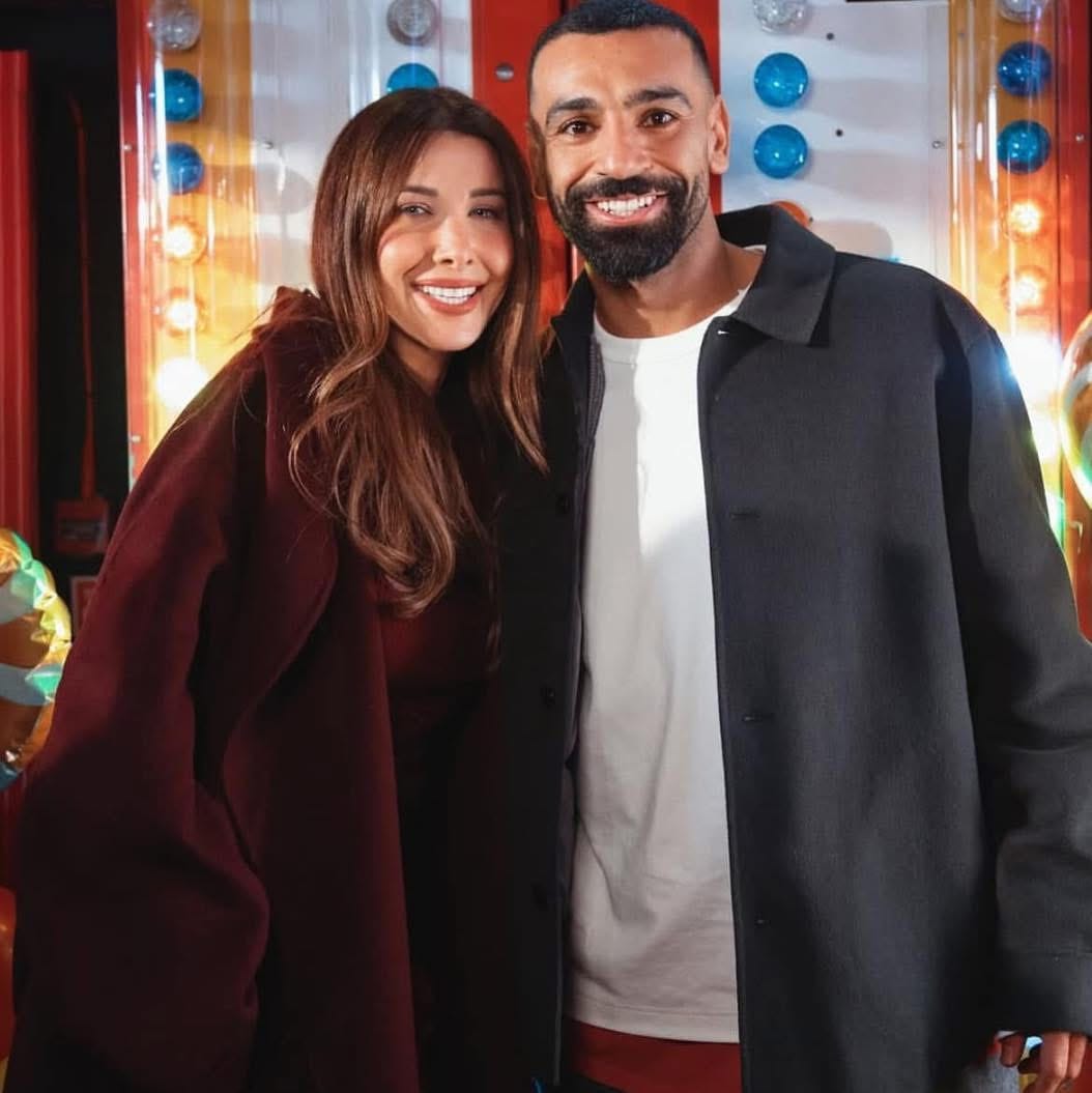 محمد صلاح ونانسي عجرم في إعلان جديد يجمع الفن والرياضة برمضان 2025