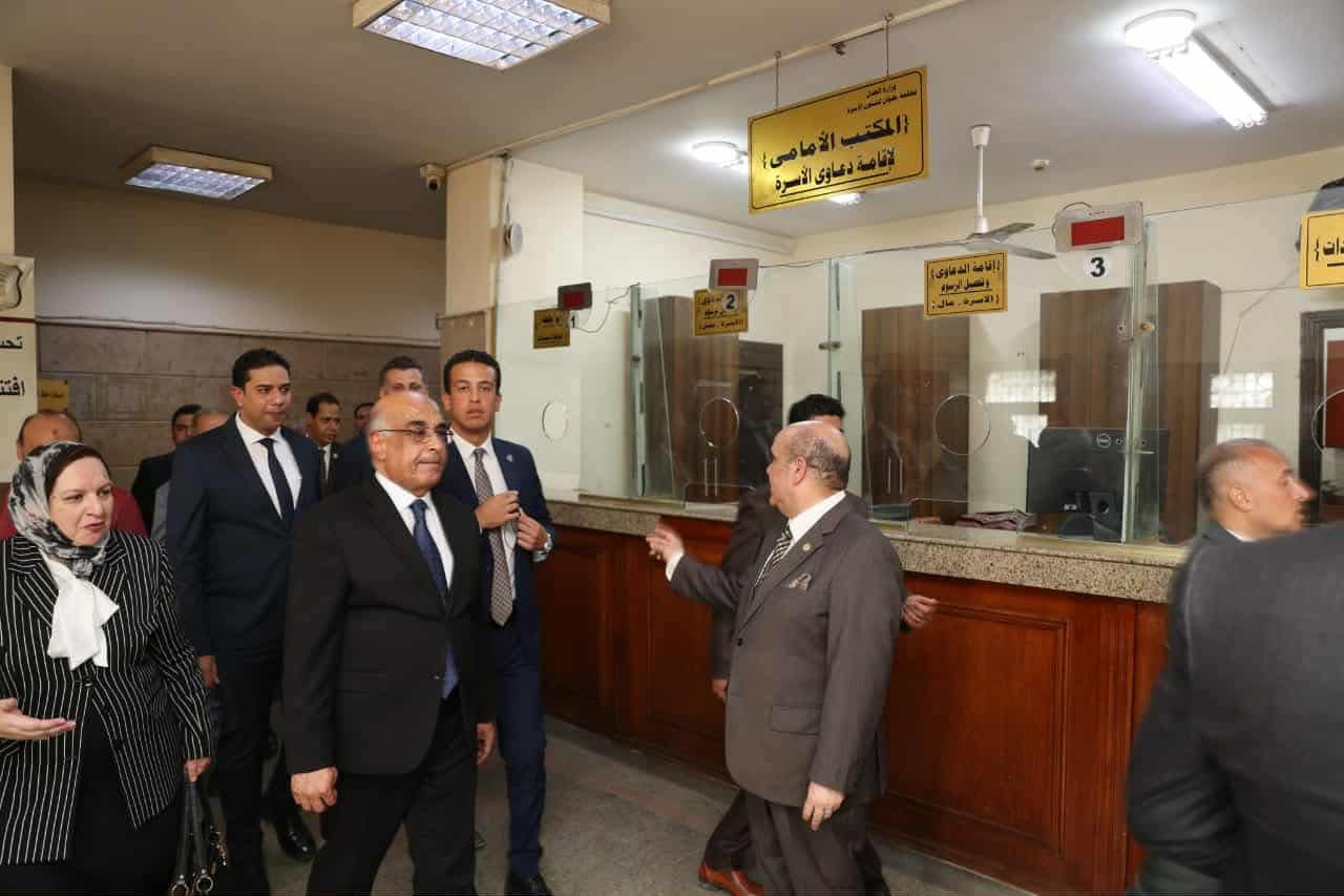 وزير العدل يتفقد إنشاء محكمة أسرة البساتين ودار السلام وتطوير محاكم أخرى بالقاهرة