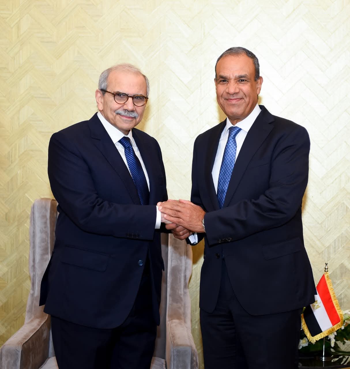 وزير الخارجية يستقبل رئيس الوزراء اللبنانى خلال زيارته الرسمية الأولى إلى مصر