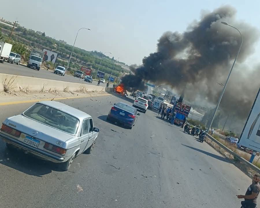 لبنان: مقتل شخص في غارةإسرائيلية على طريق الزهراني بجنوب لبنان
