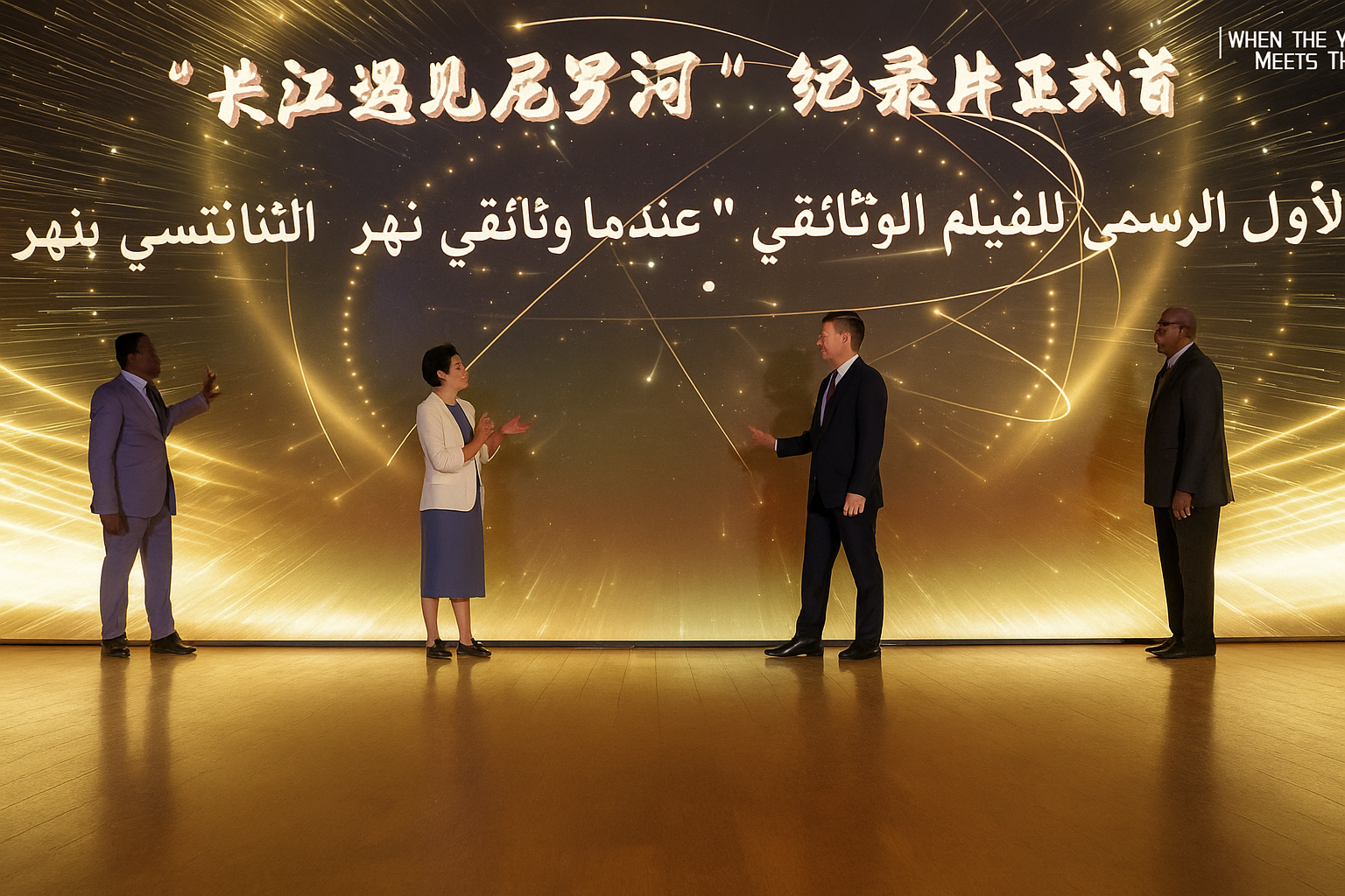 إطلاق الفيلم الوثائقي المصري–الصيني المشترك “عندما يلتقي النيل بنهر يانغسي”